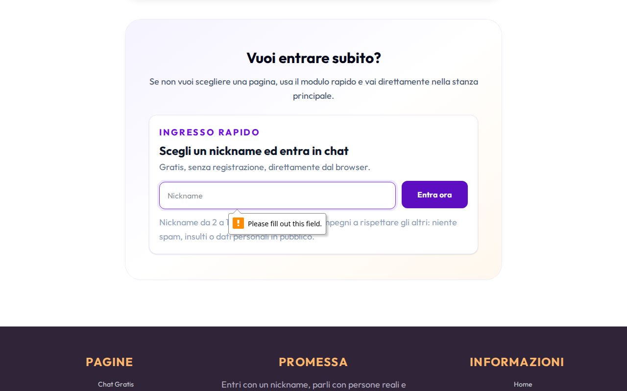 Screenshot di Chat Gratis