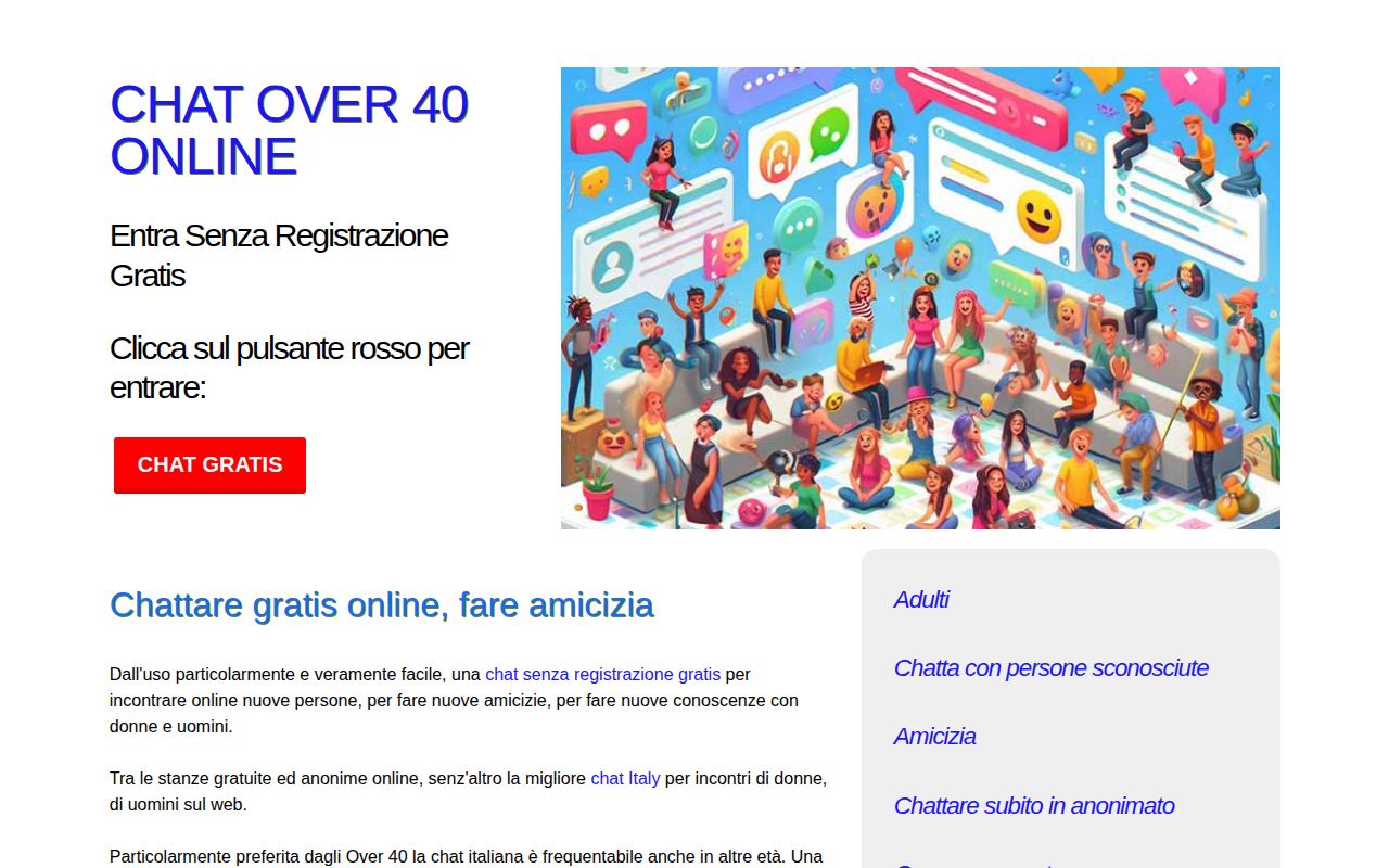 Screenshot di Chat over 40