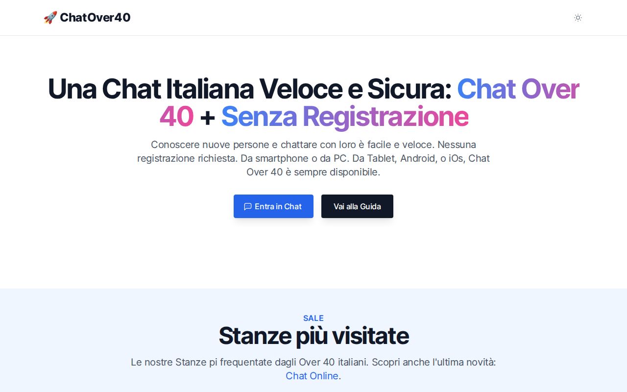 Screenshot di Chat Over 35